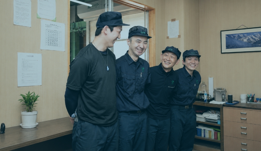 社員の集合写真